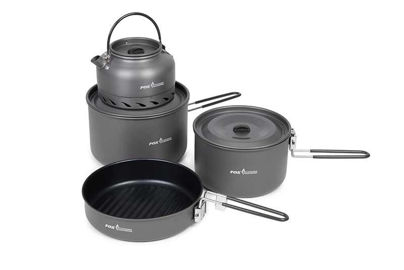 ZESTAW GARNKÓW COOKWARE 4 PIECE DELUXE COOKSET FOX