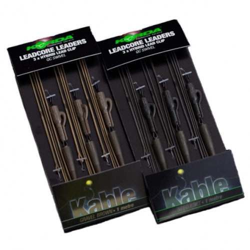 ZESTAW LEADCORE HYBRID LEAD CLIP WEED SILT KORDA