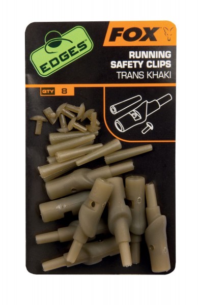 ZESTAW RUNNING SAFETY CLIPS TRANS FOX